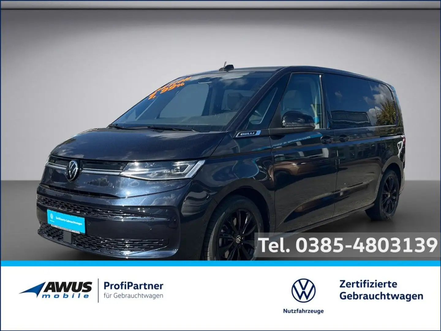 Volkswagen T7 Multivan Life KÜ110TDI Aut PANO MATRIX-LED Blau - 1