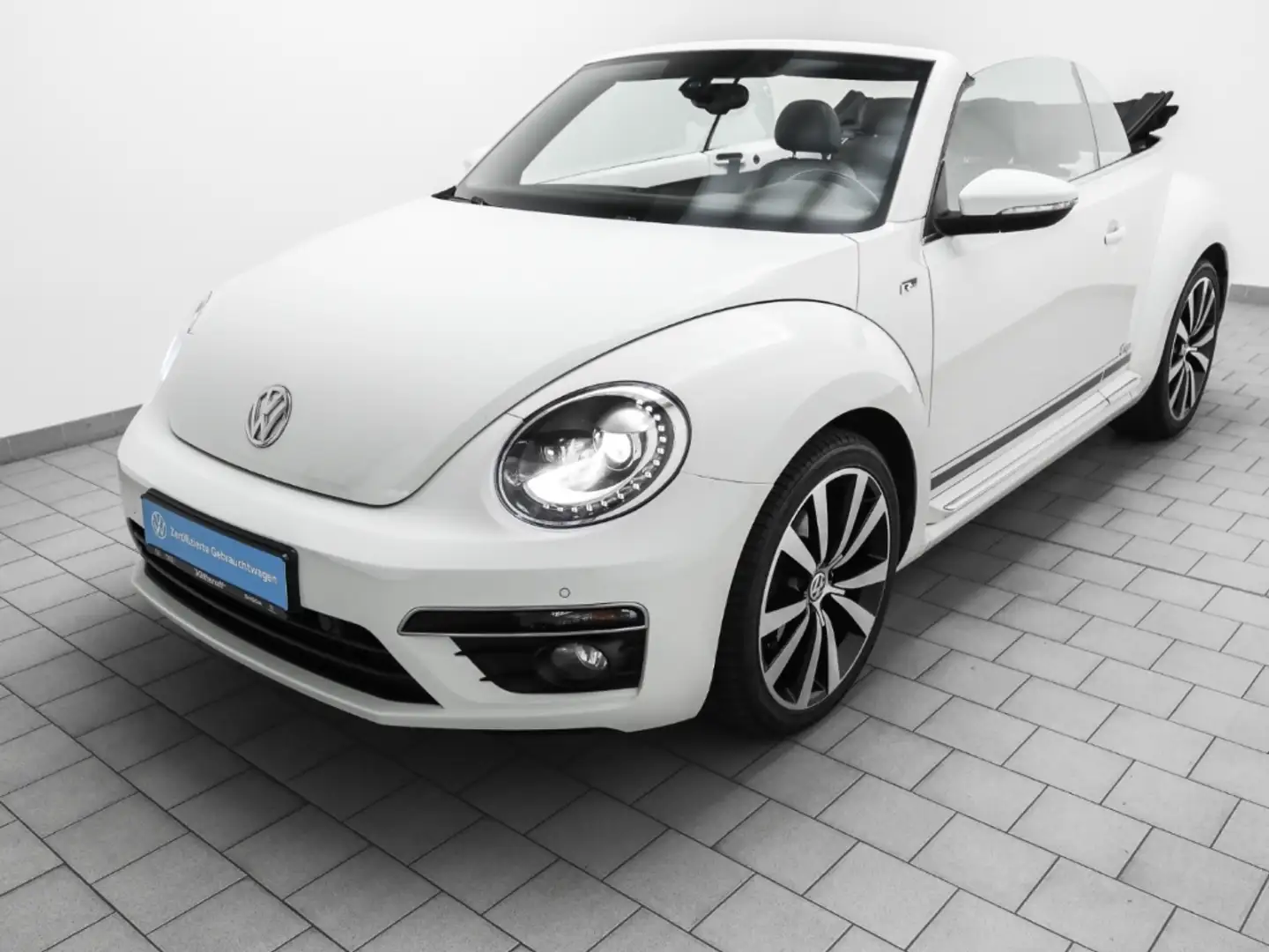 Volkswagen Beetle Cabrio 1.4 TSI DSG Cup R line Exterieur Leder Navi Blanco - 2