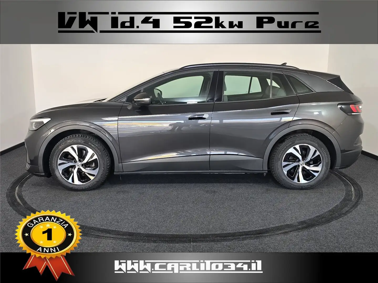 Volkswagen ID.4 52 kWh Pure Performance 170cv Gris - 2