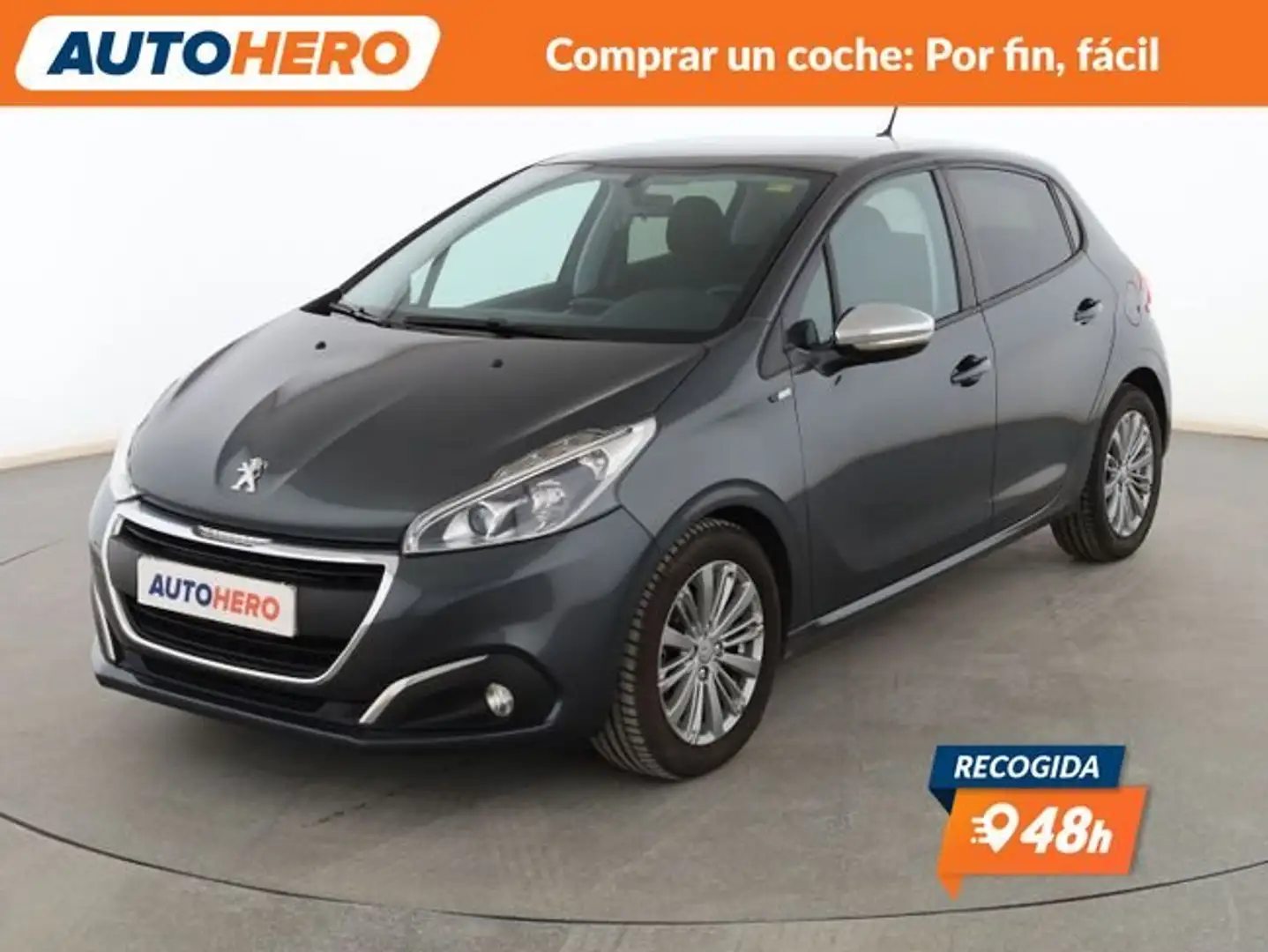 Peugeot 208 1.6BlueHDi Style 75 Gris - 1