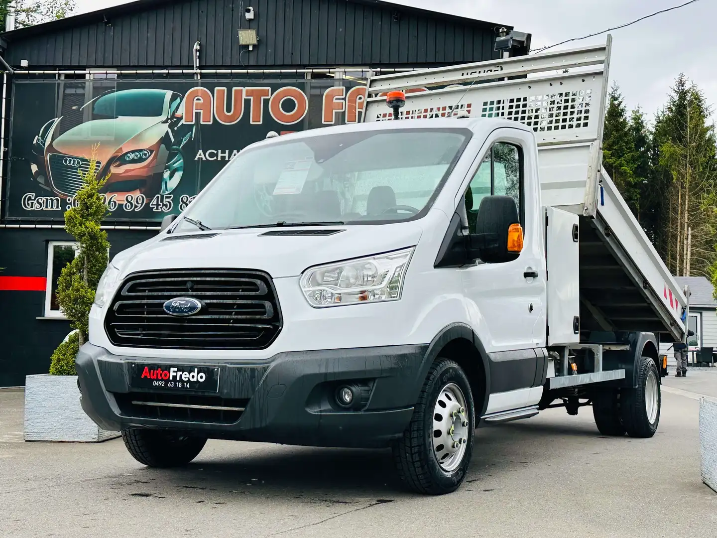 Ford Transit 2.0 170 cv * benne basculante * tva * Dispo Blanc - 2