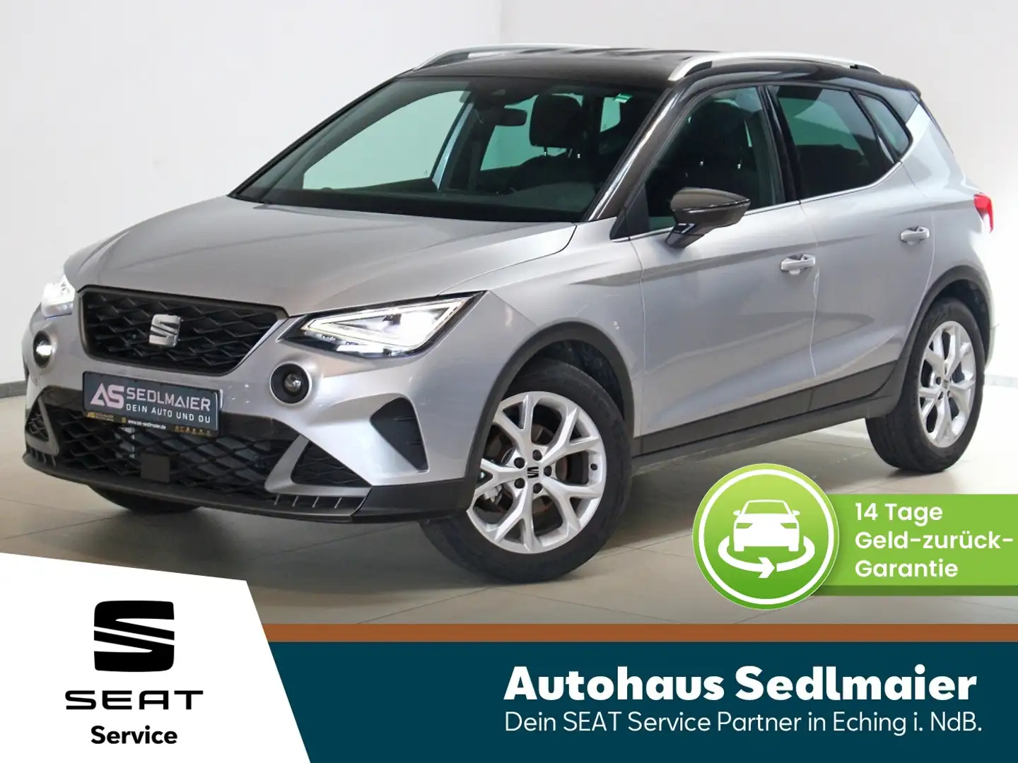 SEAT Arona 1.0 TSI FR ACC|CarPlay|LED|PDC|GARANTIE|USB Silber - 1