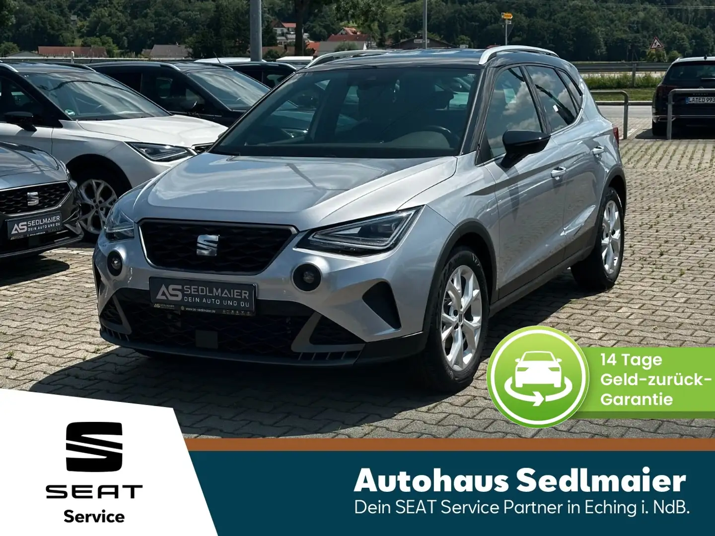 SEAT Arona 1.0 TSI FR ACC|CarPlay|LED|PDC|GARANTIE|USB Argent - 1