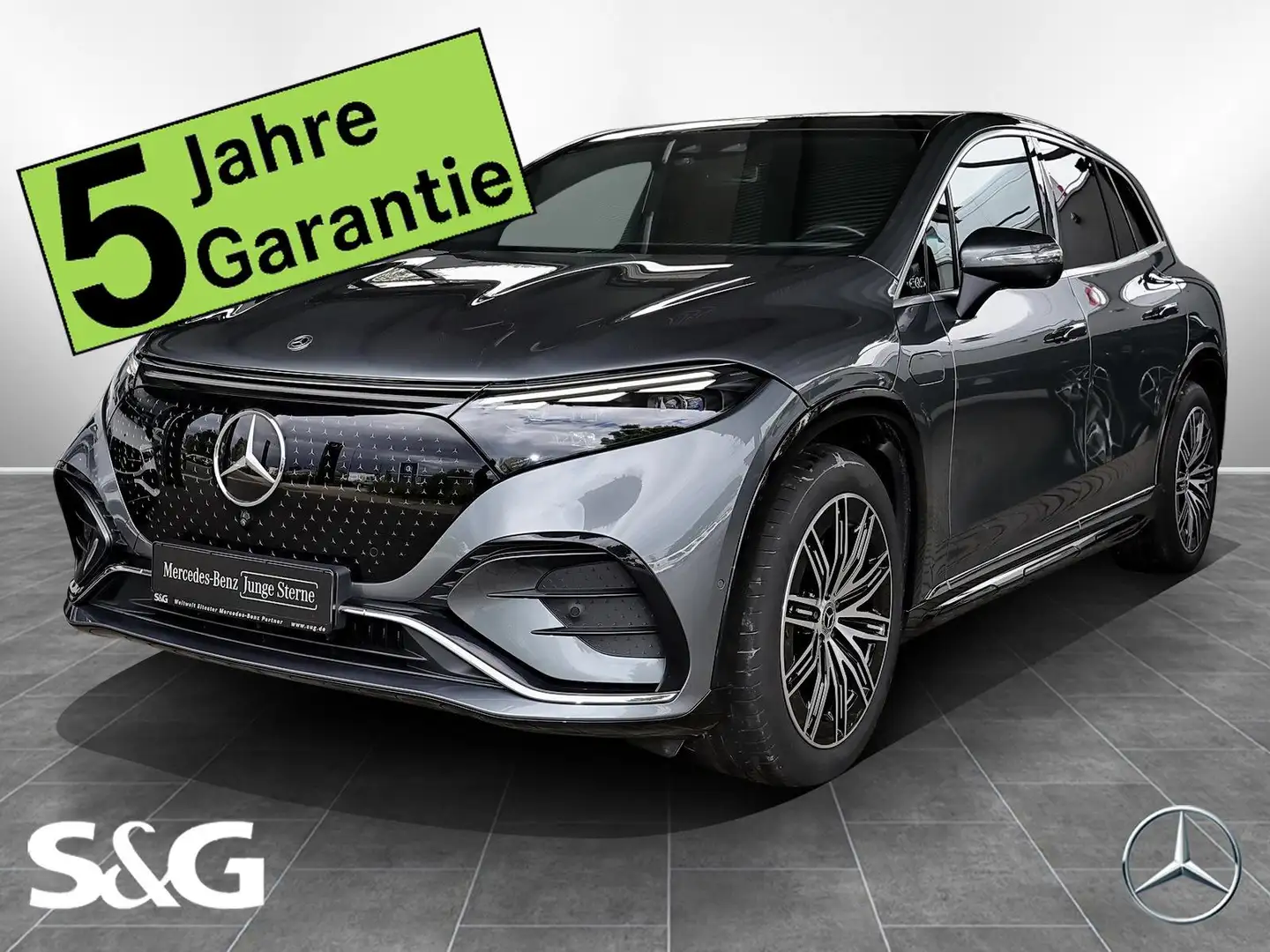 Mercedes-Benz EQS 4M SUV AMG AHK+HEADUP+360°+MEMORY+LED+21 Grau - 1
