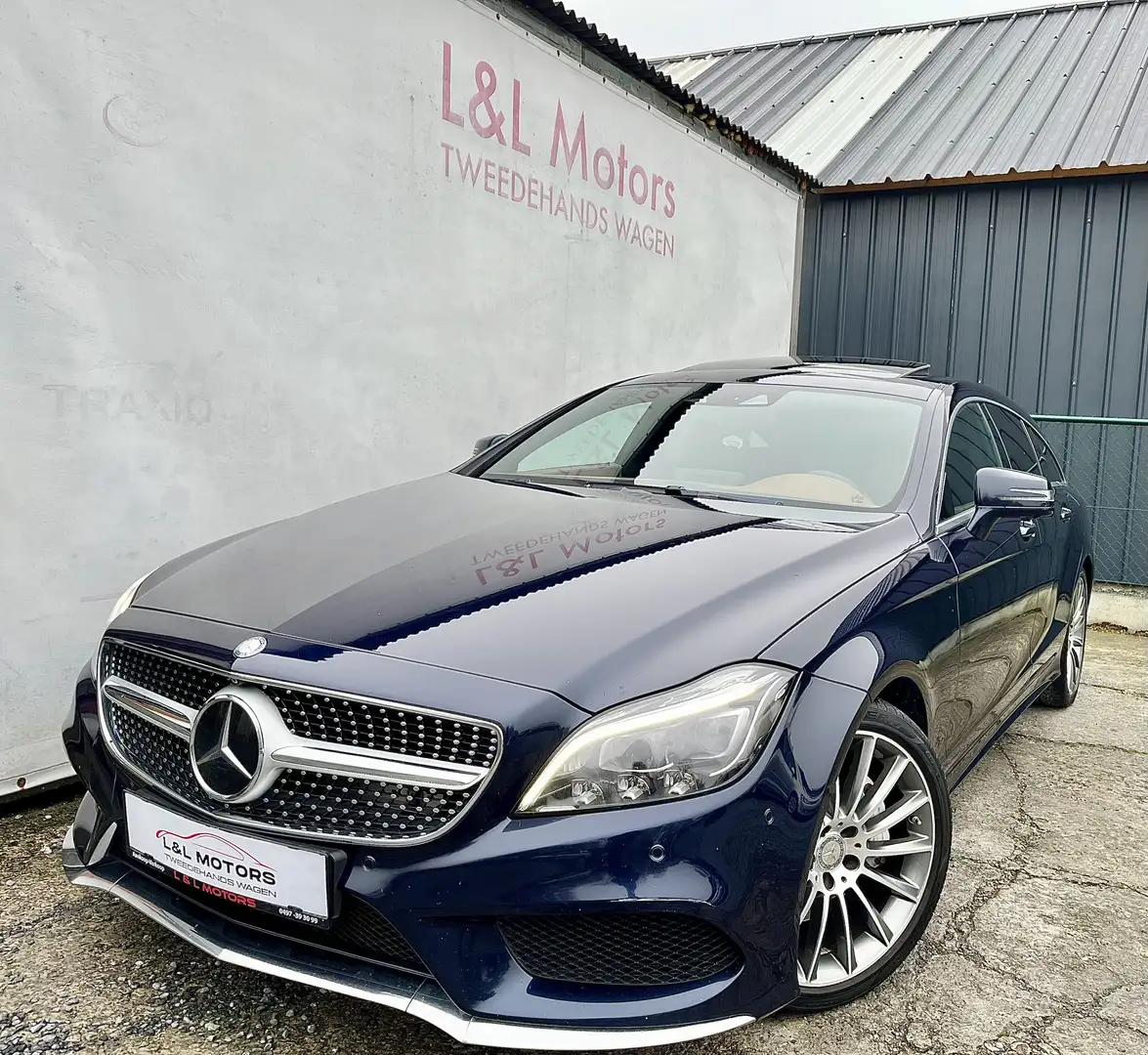 Mercedes-Benz CLS 350 Shooting Break AMG Line Full Options!!! Bleu - 1
