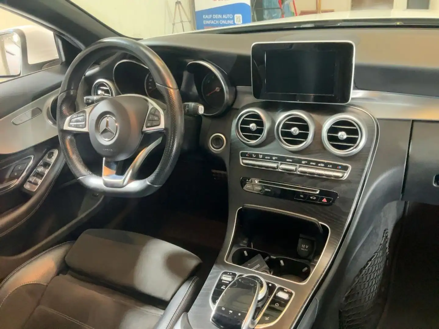 Mercedes-Benz C 180 Cabrio AMG LED Navigation Totwinkel Blanc - 2