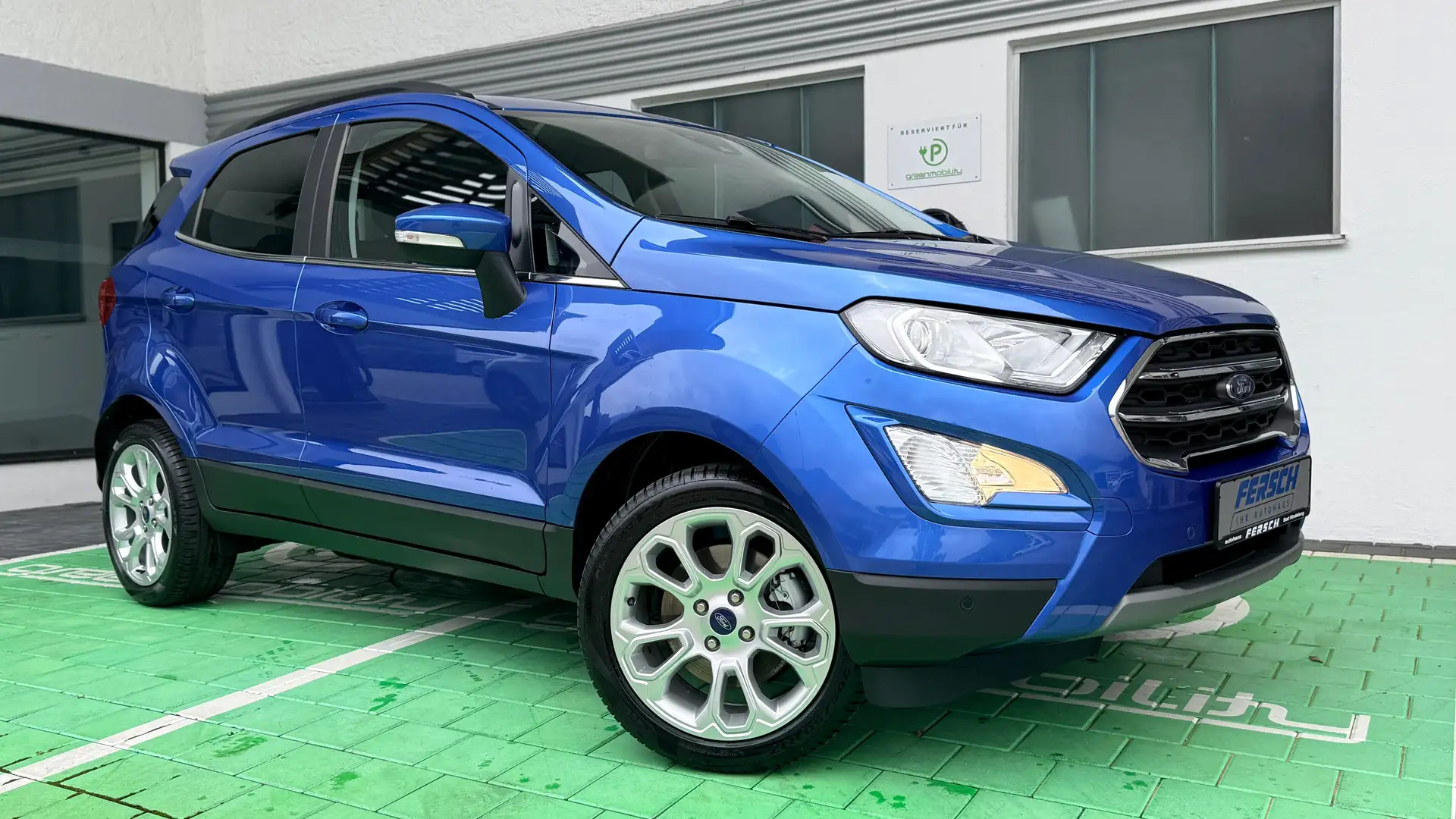 Ford EcoSport EcoBoost Titanium m. SYNC Freisprech 17"LM uvm Blau - 1