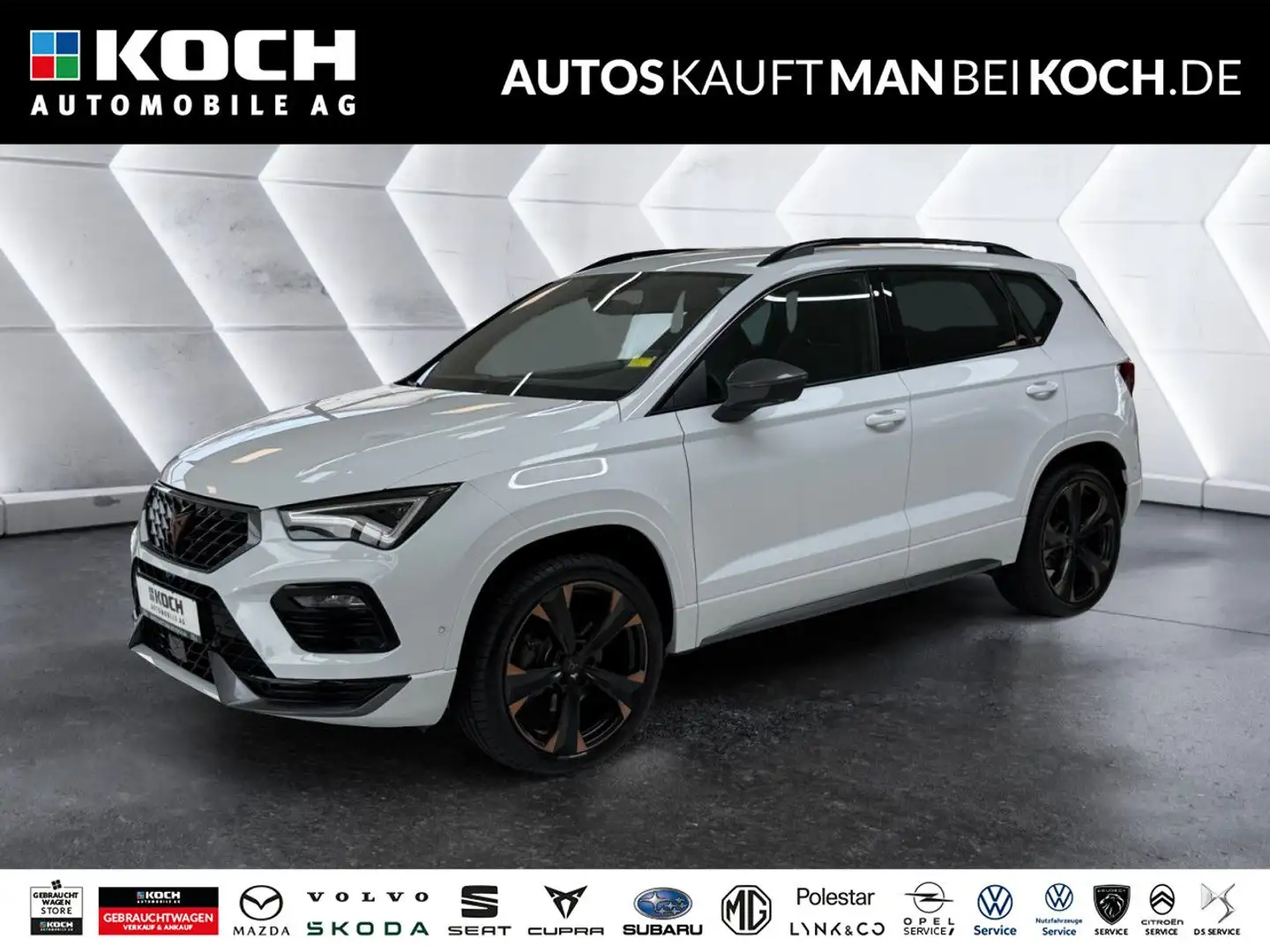 CUPRA Ateca 2.0 TSI DSG 4 Drive LED NAVI ACC AHK Weiß - 1