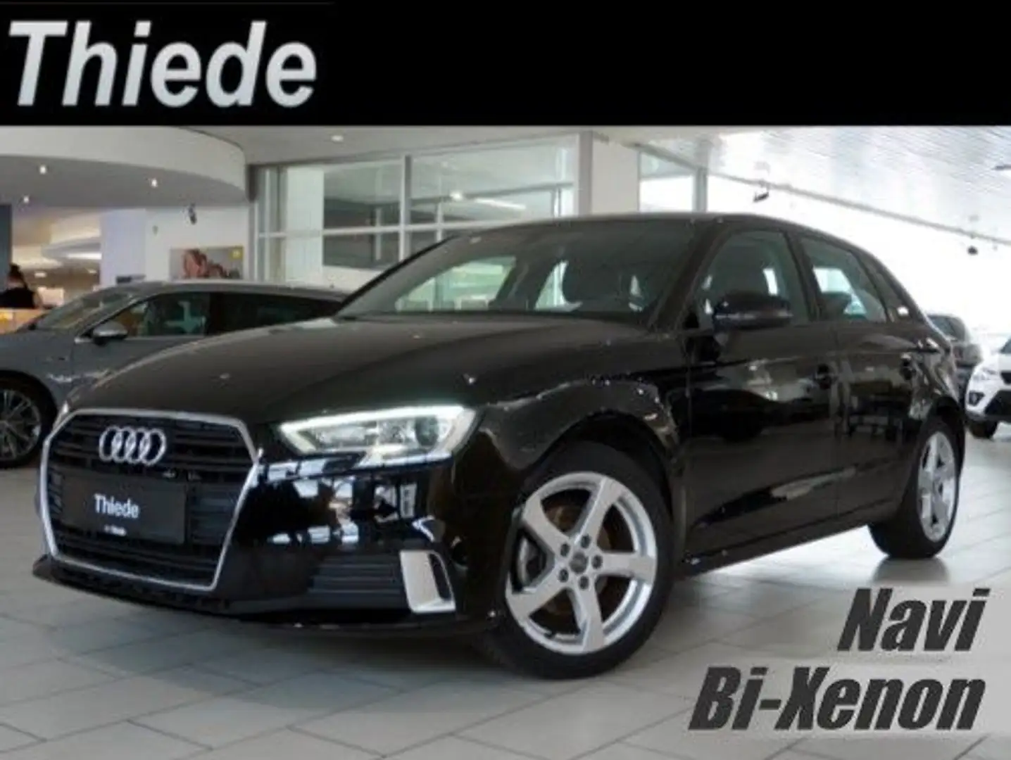 Audi A3 Sportback 1.4 TFSI SPORT NAVI/SH/BI-XENON/PDC Zwart - 1