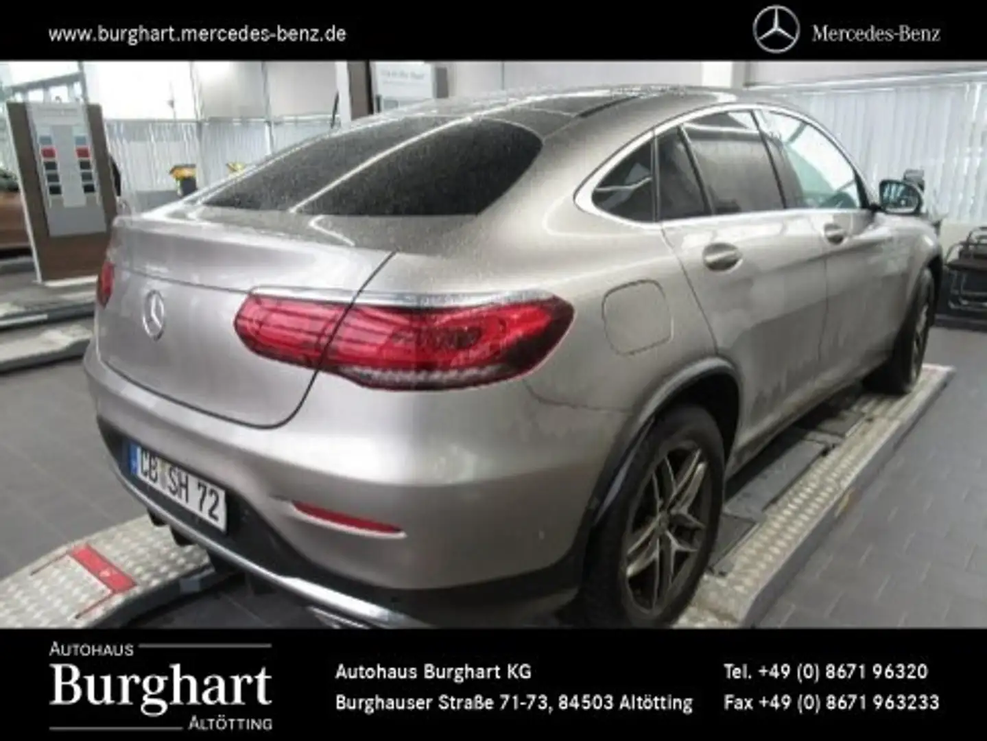 Mercedes-Benz GLC 220 GLC 220 d 4M Coupé AMG Line Exterieur/Navi Silber - 2