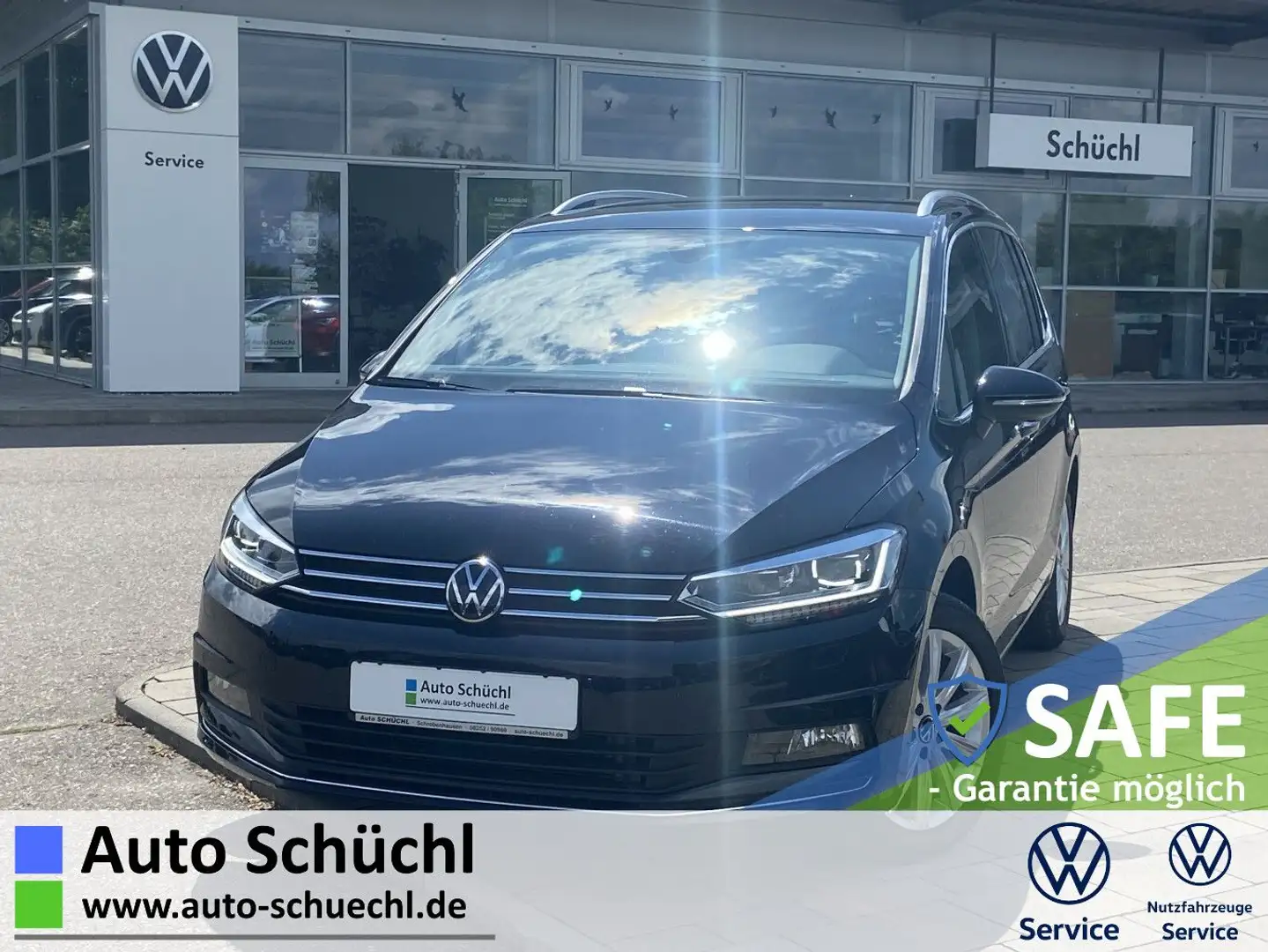Volkswagen Touran 2.0 TDI DSG HIGHLINE 7-SITZER NAVI+LED+AH Schwarz - 1