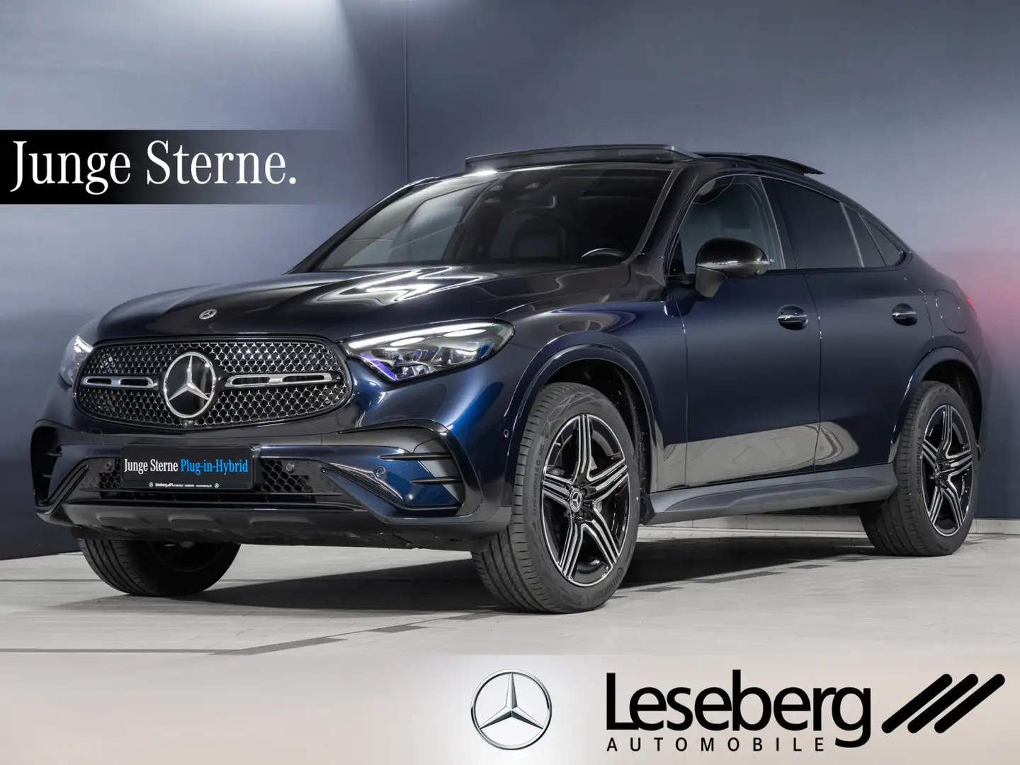 Mercedes-Benz GLC 400 GLC 400 e 4M Coupé AMG DIG.LIGHT/DISTR./Pano/AHK Blau - 1
