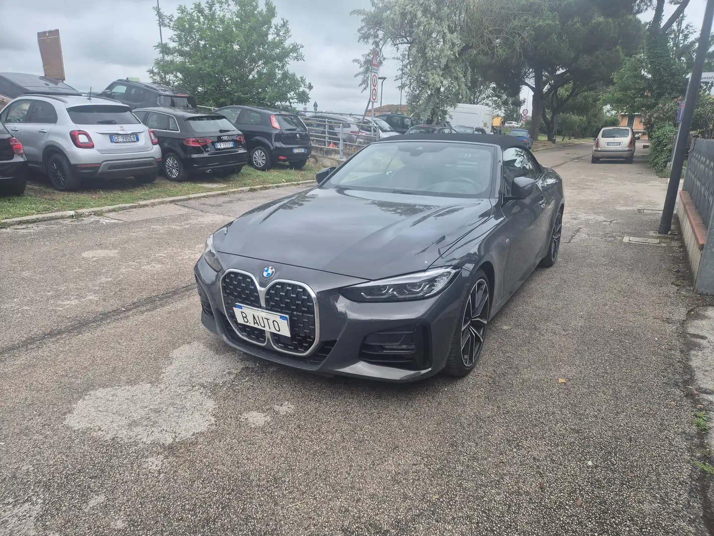 BMW 420 Serie 4 G23 2020 Cabrio 420i Cabrio Msport auto Gris - 2