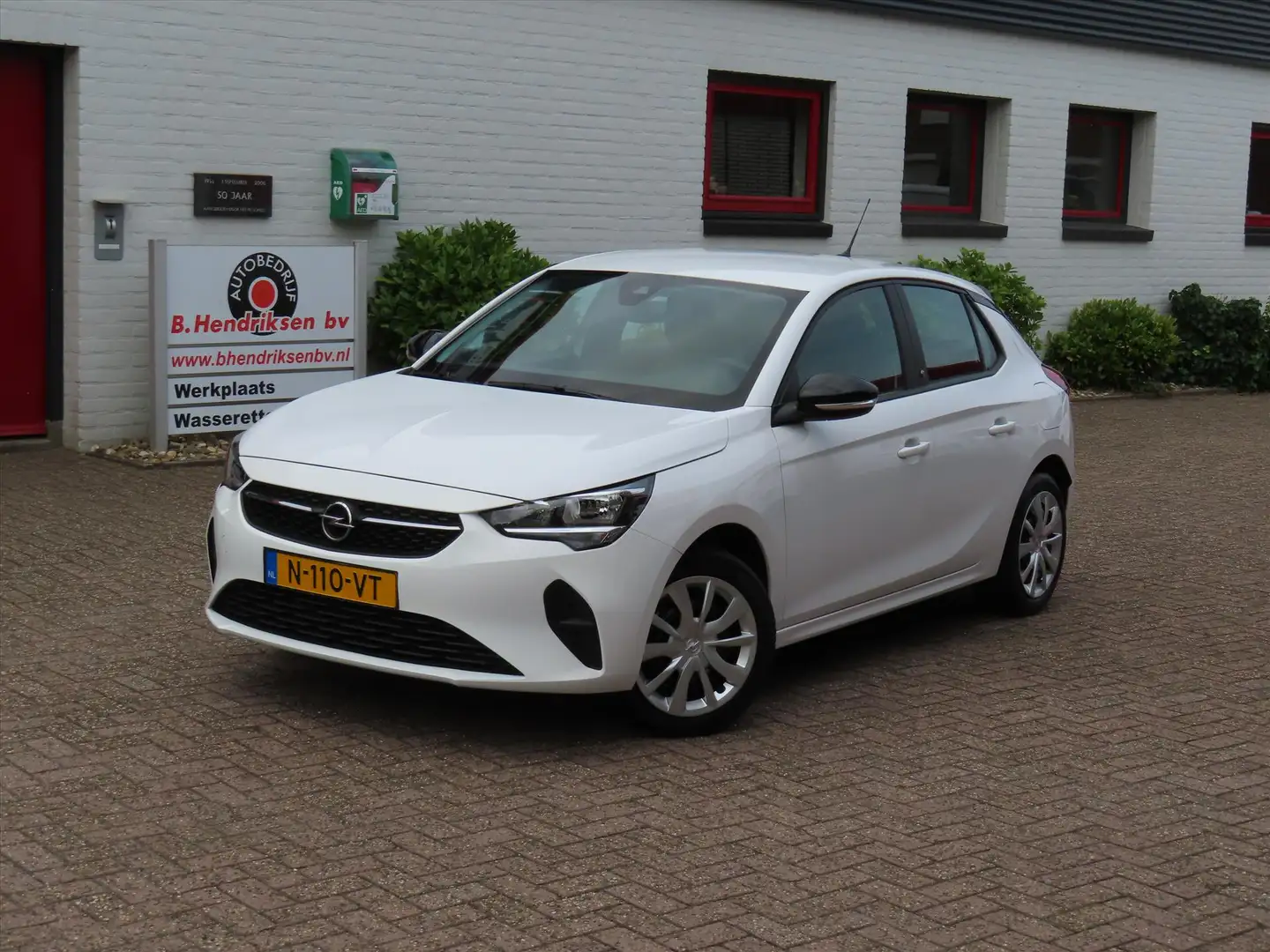 Opel Corsa-e Electric 50kWh 136pk Aut Edition/ SOH 92%/ 11 Kw b Blanc - 1