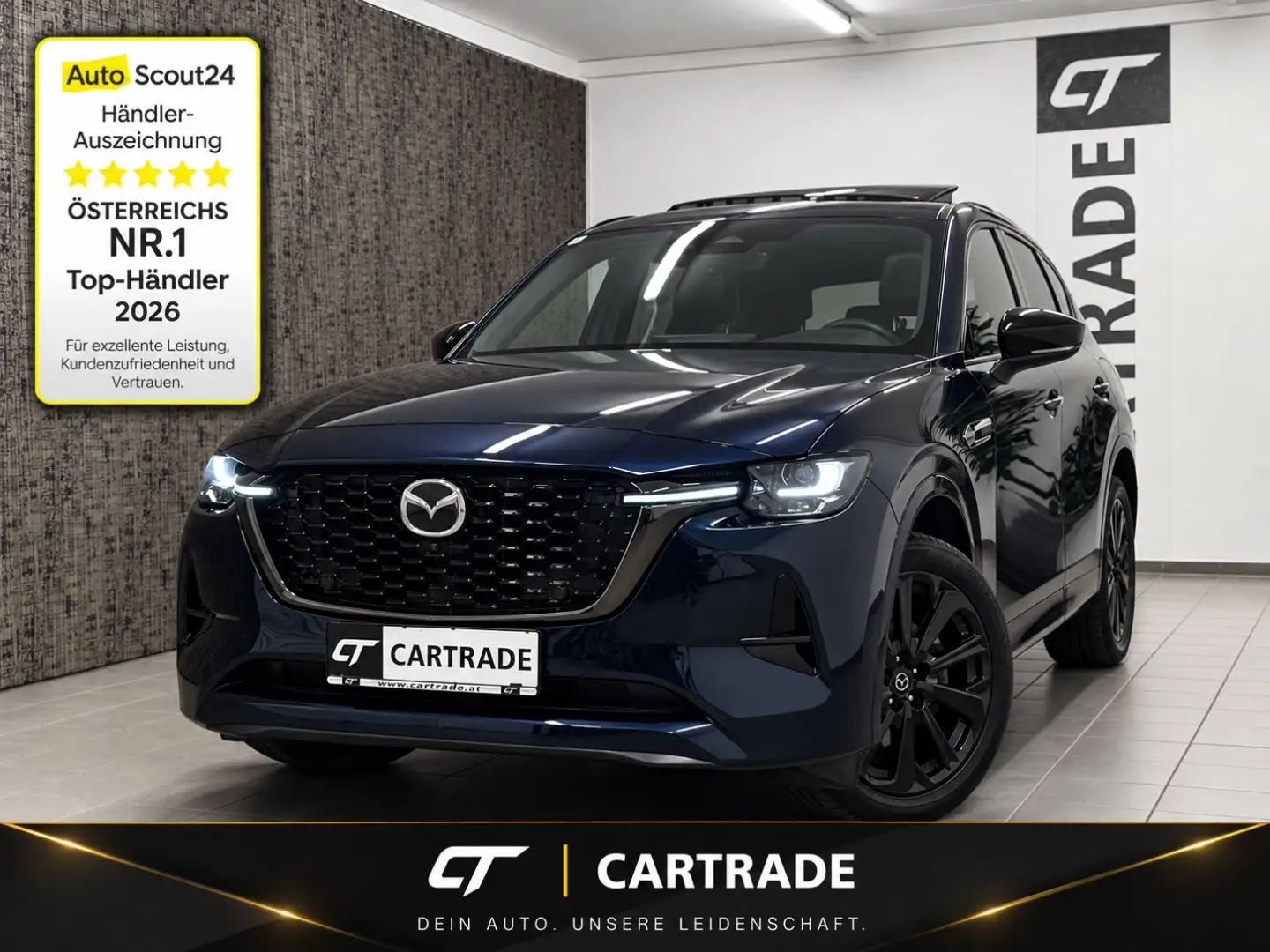 Mazda CX-60 3.3 SKYACTIVE-D M Hybrid Homura Plus AWD (EU Blau - 1