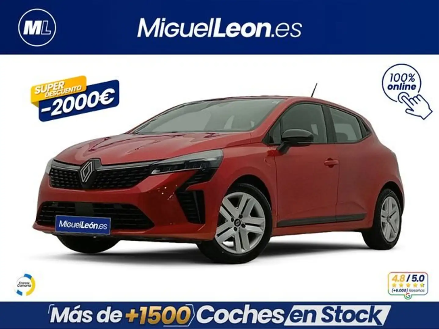 Renault Clio Evolution TCe 90 (67kw) Rojo - 1