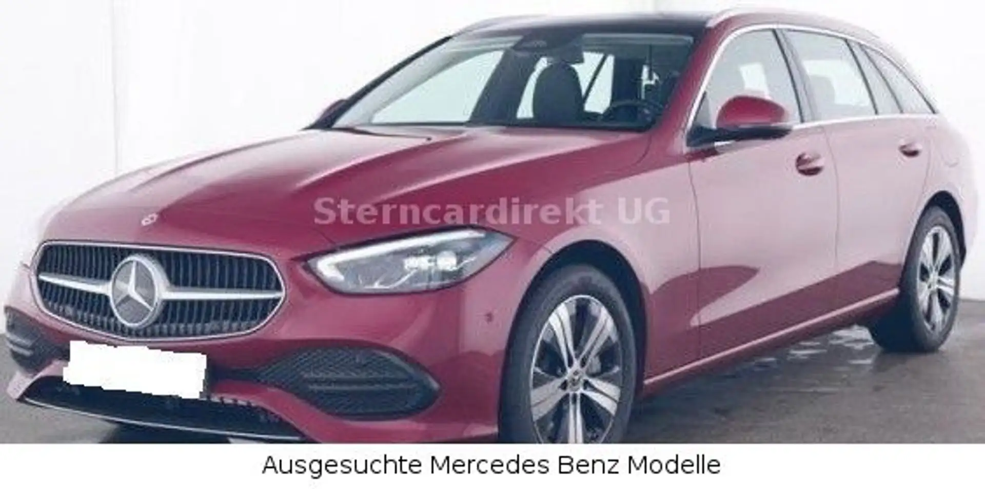 Mercedes-Benz C 300 de 4MATIC T Avantgarde PANO DISTRO NIVEAU Roşu - 2