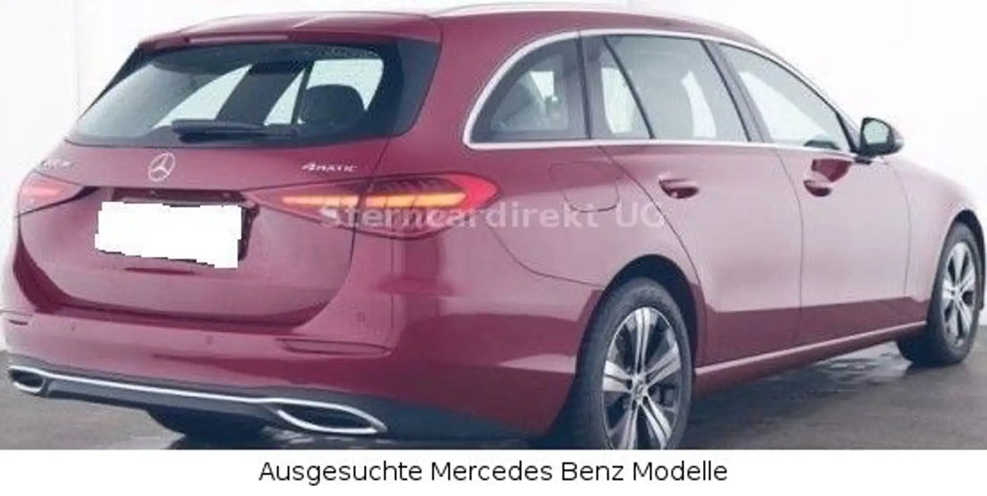 Mercedes-Benz C 300 de 4MATIC T Avantgarde PANO DISTRO NIVEAU Roşu - 1