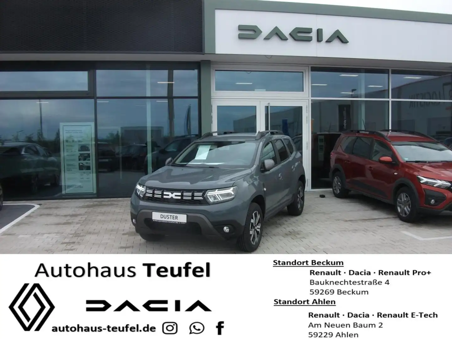 Dacia Duster Journey TCe 150 EDC "0%, 0€ Anzahlung,Full-Service Grau - 1