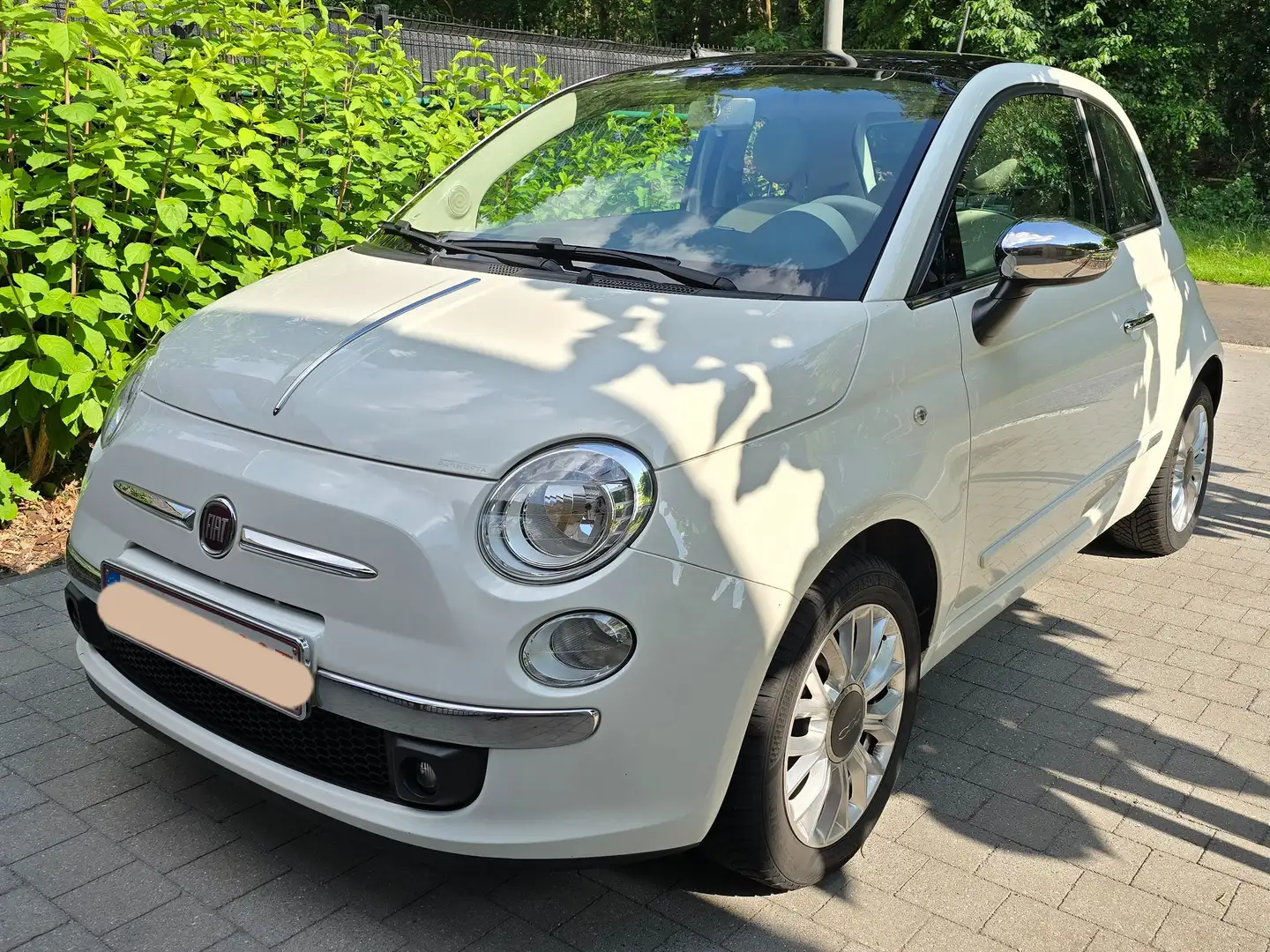 Fiat 500 Blanc - 2
