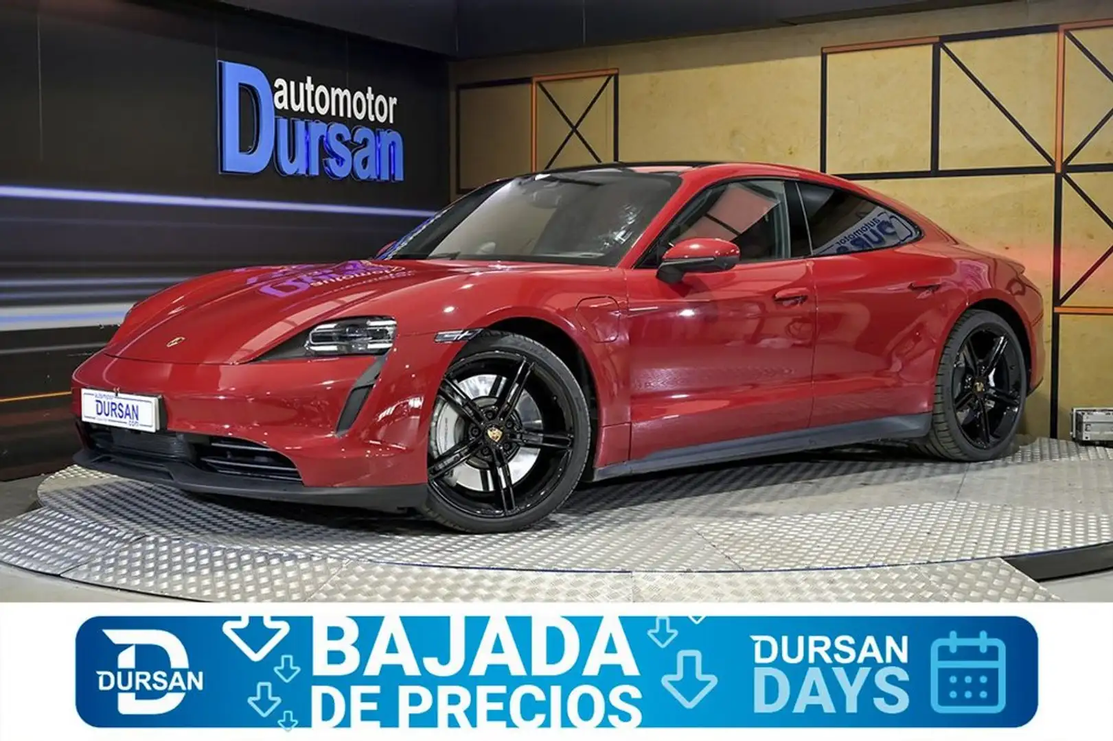 Porsche Taycan Rojo - 1