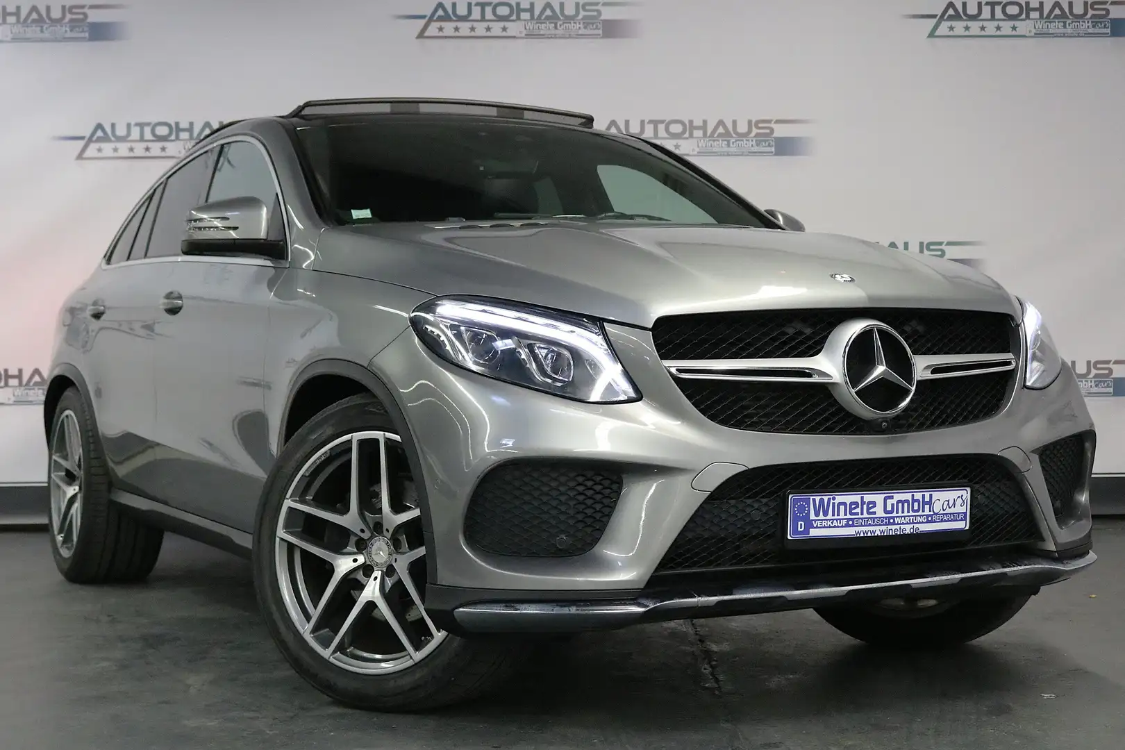 Mercedes-Benz GLE 350 d 4Matic Coupe AMG*360K*LED*SHZ*PANO*TOTW*LEDER*uv Gris - 1
