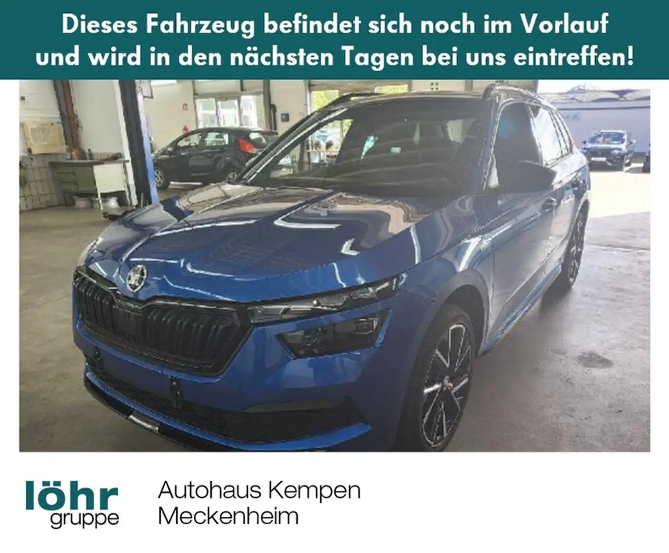 Skoda Kamiq 1.0 TSI DSG Monte Carlo 18"LM Navi+VC RFK+PDC L... Blau - 1