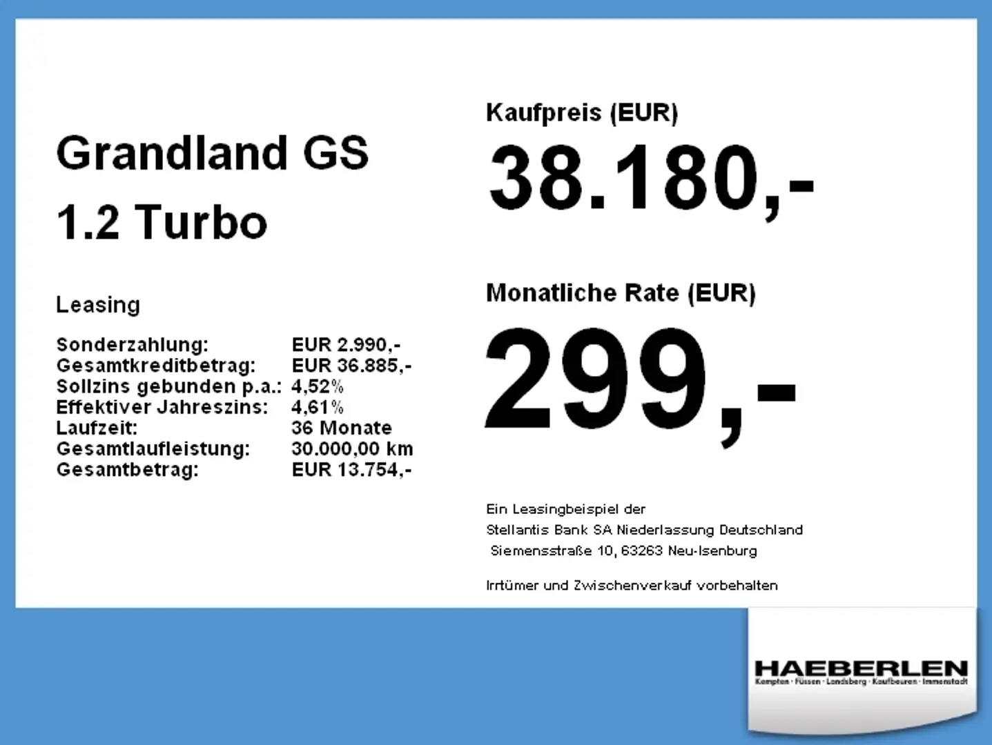 Opel Grandland GS 1.2 Turbo MHEV 360°KameraSchiebedach Zwart - 1