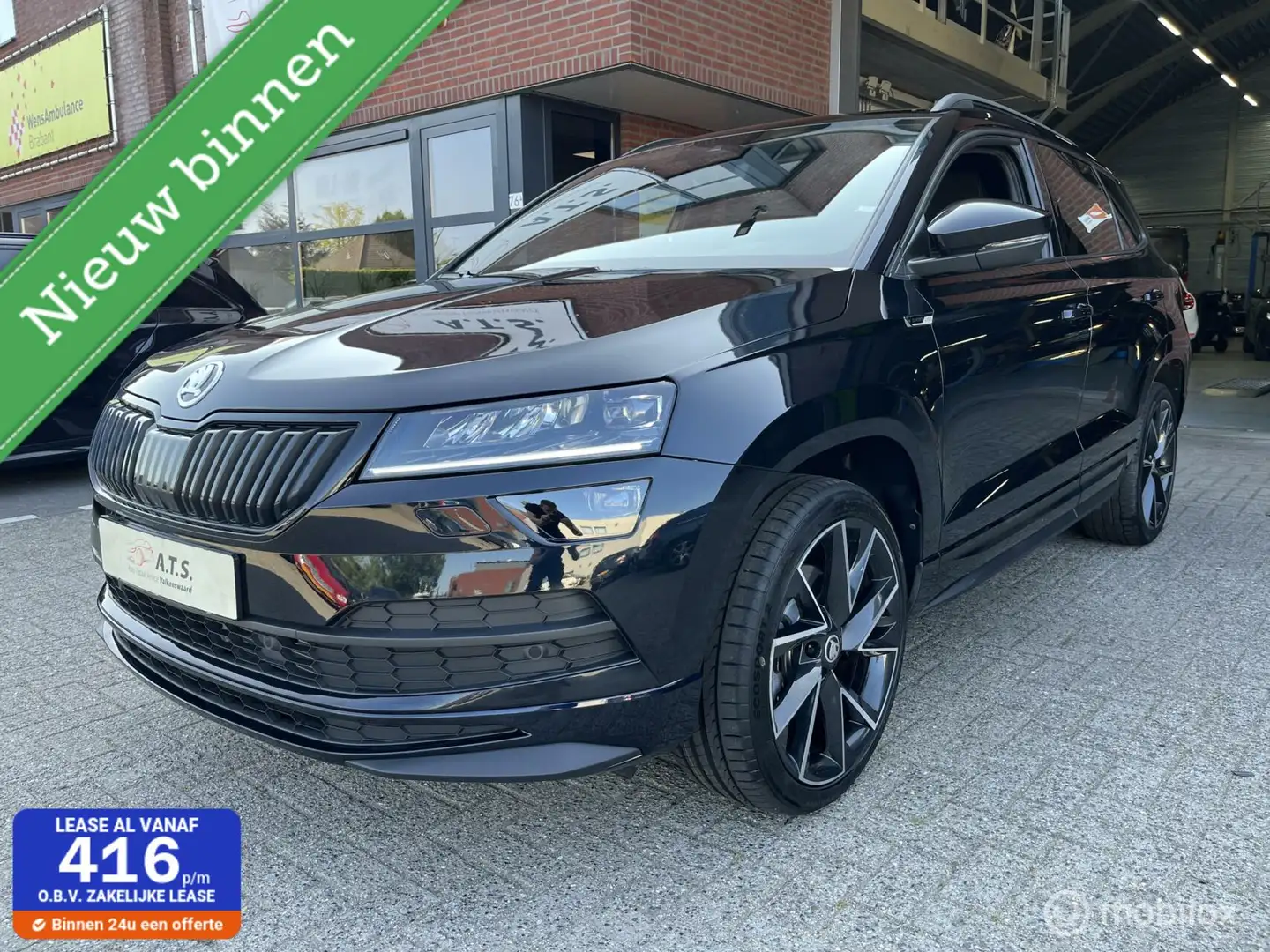Skoda Karoq 1.5 TSI ACT Sportline LED*TREKHAAK*ACC*CAMERA* Noir - 1