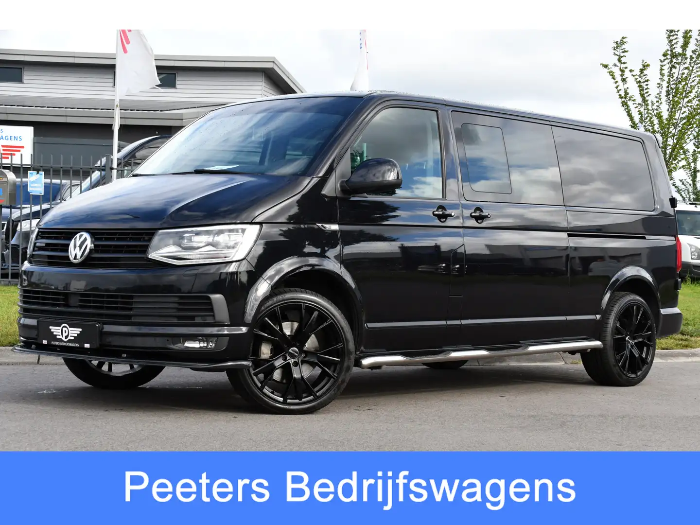 Volkswagen T6 Transporter 2.0 TDI L2H1 DC 4Motion Highline Adaptieve Cruise, Noir - 1