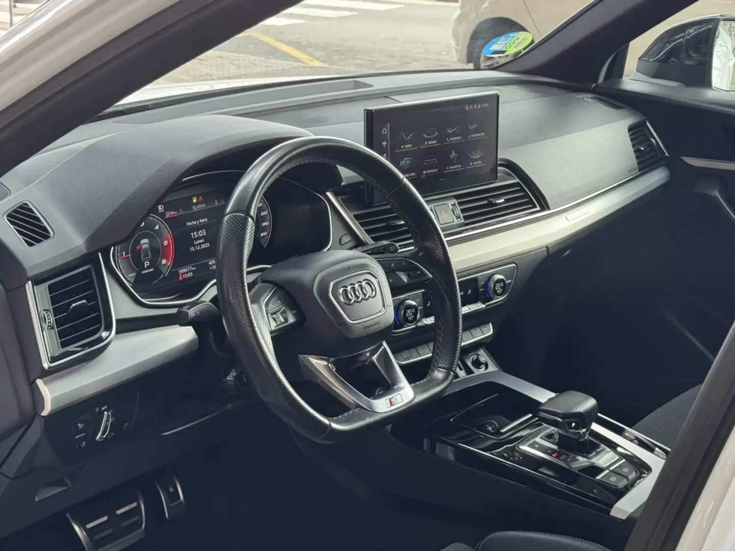 Audi Q5 Sportback 40 TDI quattro-ultra Black line S tronic Weiß - 2