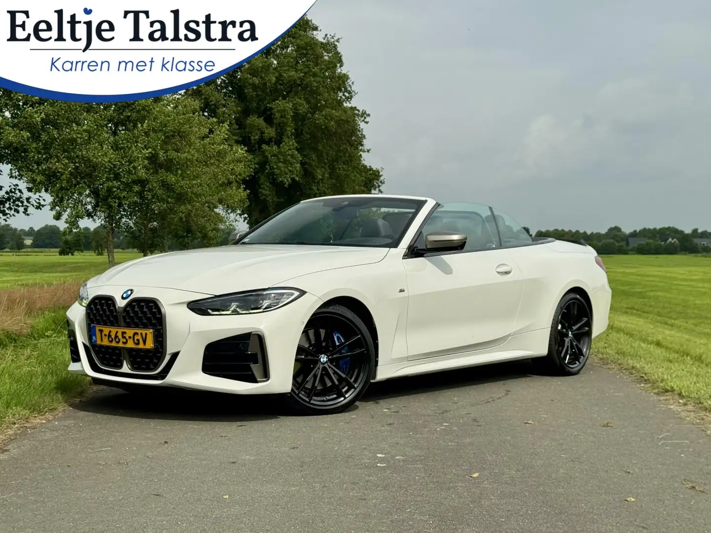BMW 440 4-serie Cabrio M440i xDrive High Executive Wit - 1