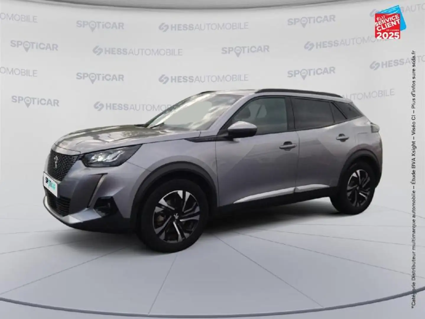 Peugeot e-2008 e-2008 136ch Allure Pack GPS Gris - 1