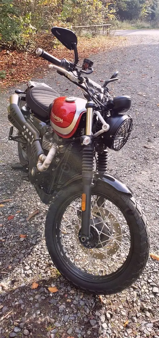 Triumph Street Scrambler Rojo - 2