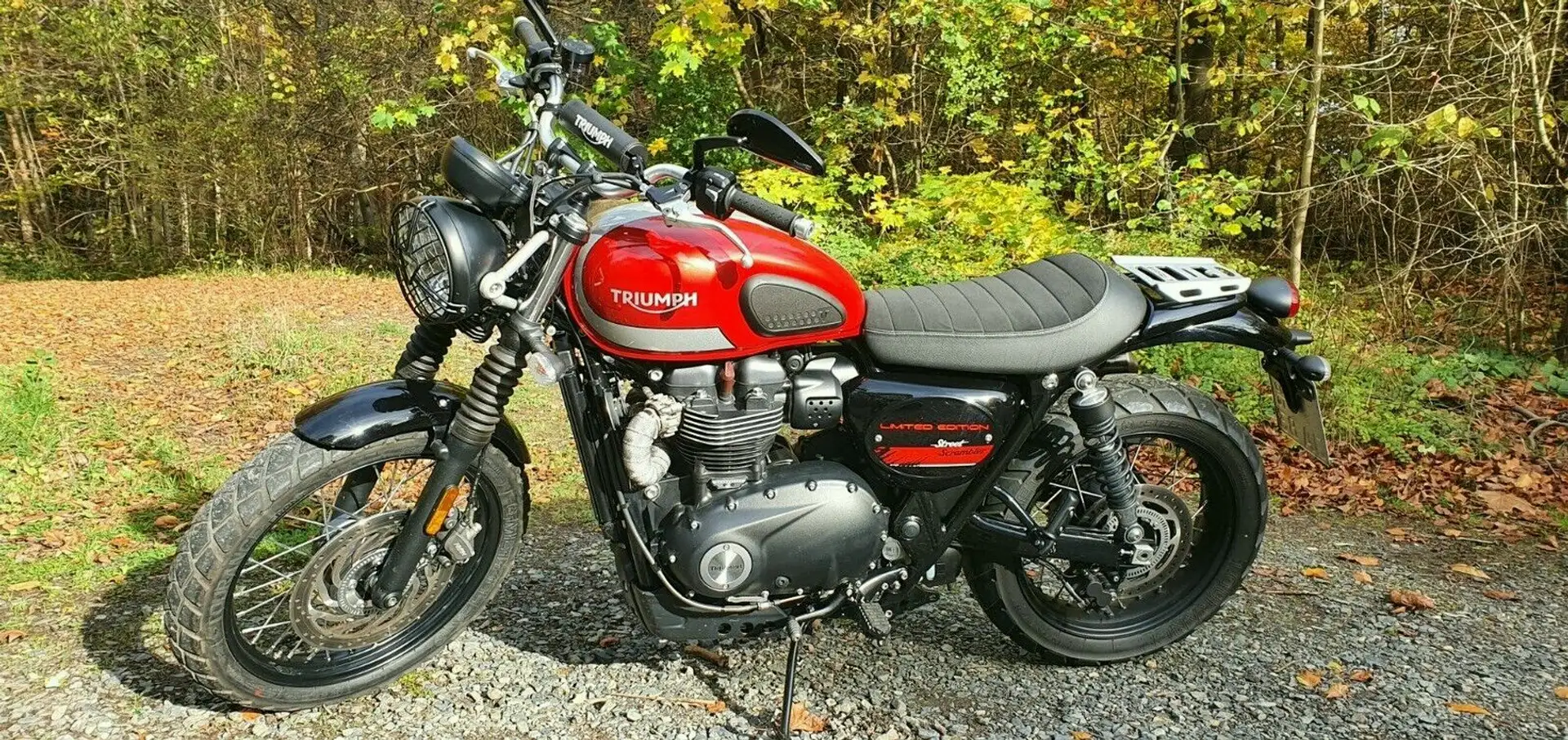 Triumph Street Scrambler Rojo - 1