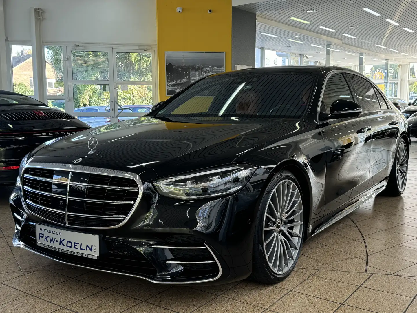Mercedes-Benz S 450 d 4M L AMG-LiNE*PANO*CHAUFFEUR*HuD*Max.VOL Noir - 1