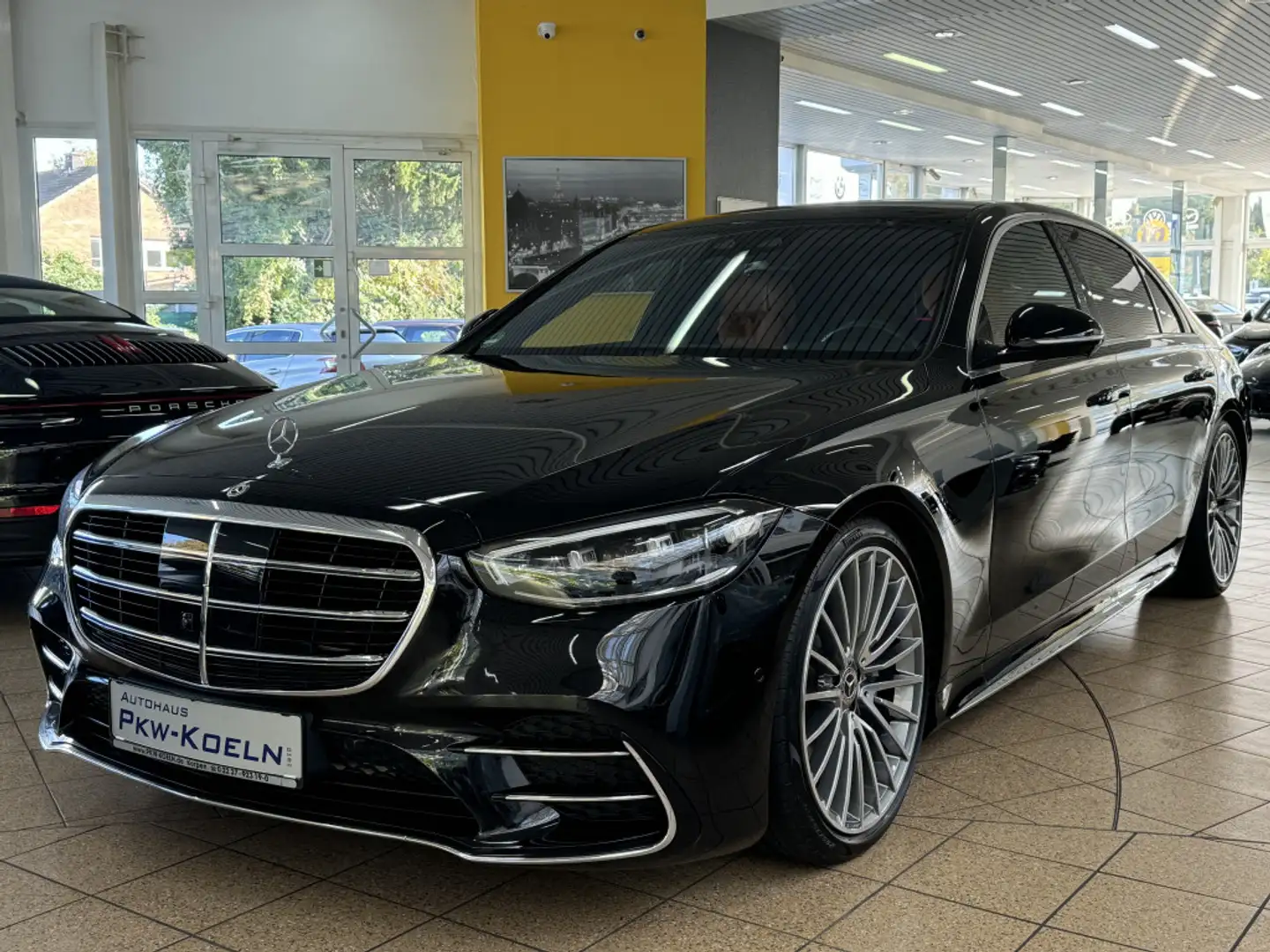 Mercedes-Benz S 450 d 4M L AMG-LiNE*PANO*CHAUFFEUR*HuD*Max.VOL Negru - 1