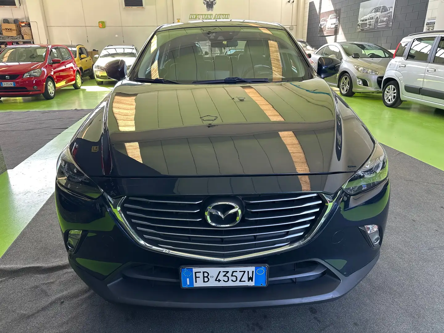 Mazda CX-3 1.5d Exceed 2wd 105cv PELLE-NAVI-TELECAMERA Blu/Azzurro - 2