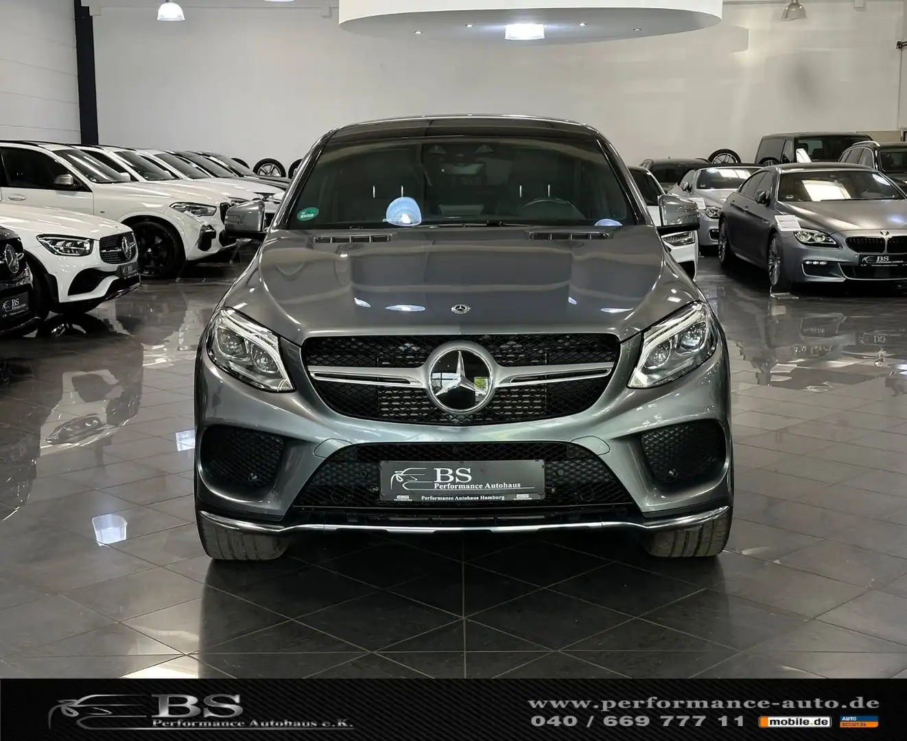 Mercedes-Benz GLE 350 d Coupe 4M |AMG|ACC|PANO|360°|LED|AHK|21" Grau - 2