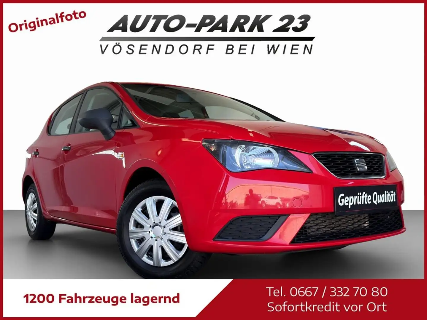 SEAT Ibiza Chili-Copa 1,2**PICKERL 2/2027*MOD2015 Rot - 1
