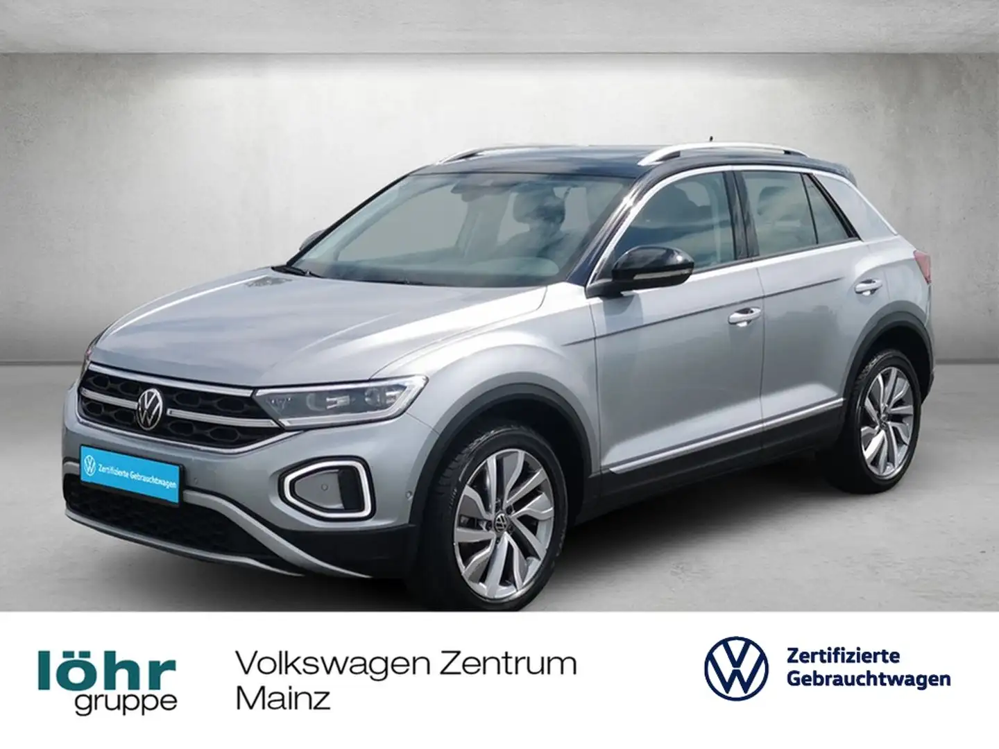 Volkswagen T-Roc 1.5 TSI DSG Style *Navi*Pano*AHK* Silber - 1