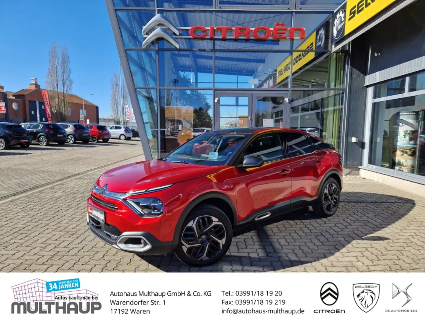 Citroen C4 Shine PureTech 155 Leder SHZ LED 360 Kamera Rouge - 1