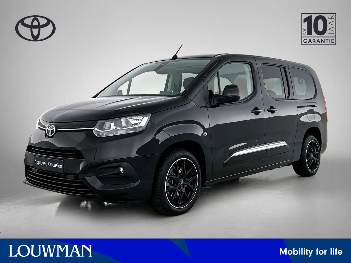 Toyota Proace City Verso 1.2 Turbo Navigator Long WB | 7 zitplaatsen Noir - 1