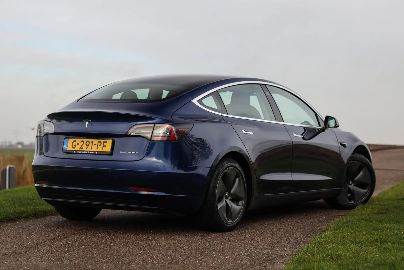 Tesla Model 3 Long Range AWD 75 kWh ✅ SOH 93% ✅ ACC ✅ Pano Blauw - 2