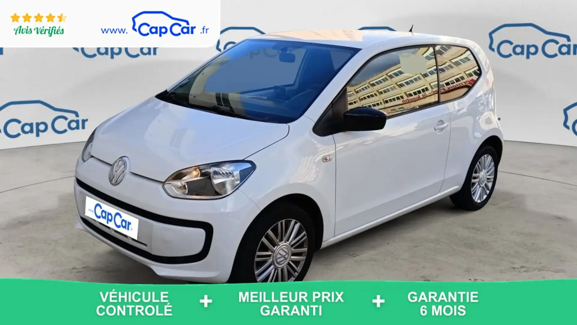Volkswagen up! 1.0 60 ASG5 Série Cup Blanc - 1