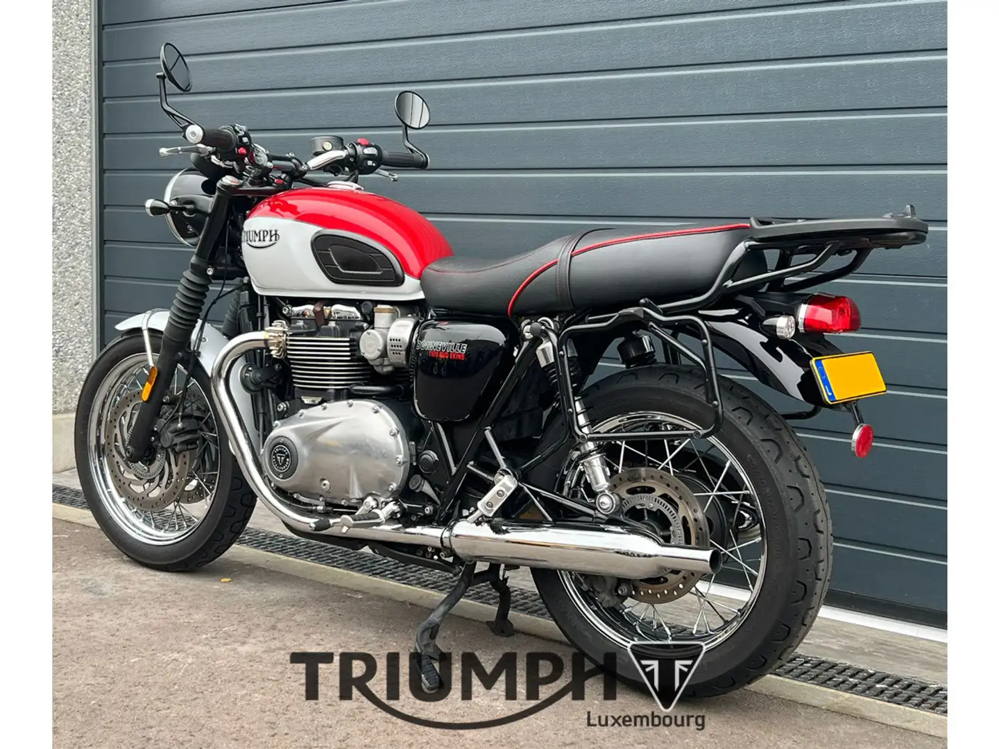 Triumph Bonneville T120 BONNEVILLE T120 BUD EKINS SPECIAL EDITION Rouge - 2