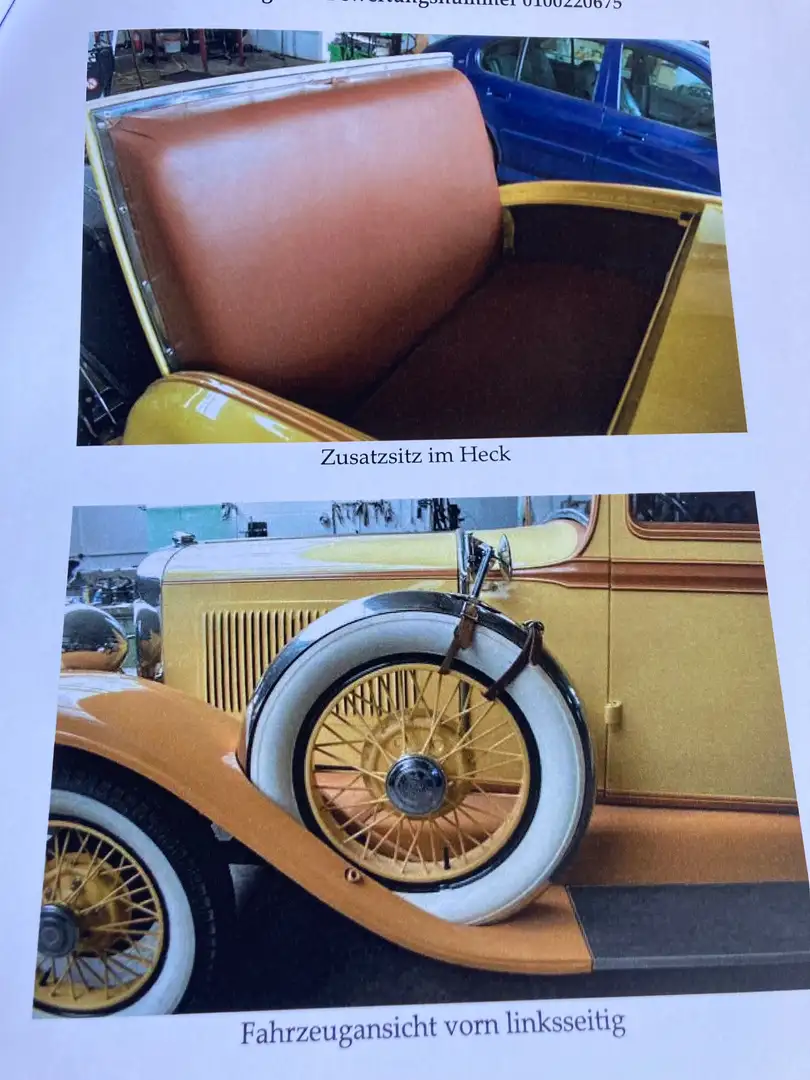 Studebaker Cabrio Amarillo - 2