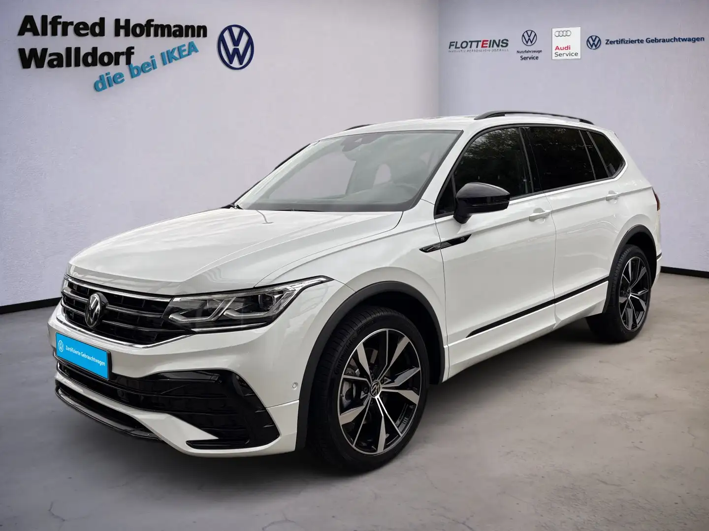 Volkswagen Tiguan Allspace 2.0 TSI DSG AHK KEYLESS STHZ LED NAVI KLIMA LM Weiß - 1