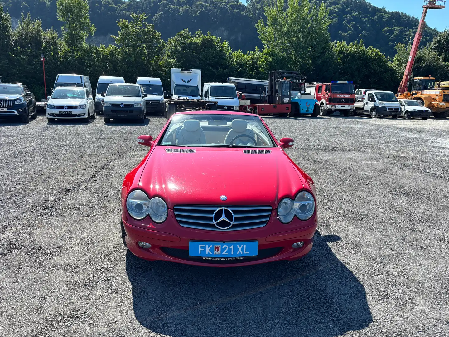 Mercedes-Benz SL 500 Rot - 2