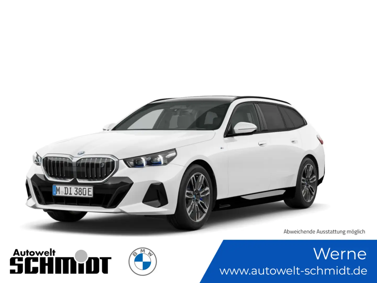 BMW i5 eDrive40 Touring M Sportpaket Panorama AHK Blanc - 1